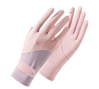 Portable Silk Gloves, Non Slip Thin 21cm, with Ice Silk Driving Gloves System, Lightweight Quality Design Unit, Easy Wear Gear, Full Finger Sunscreen Glove, for Summer Driving Outdoor Activities
