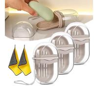 Portable Soap Case, 2025 New Travel Soap Case, Leakproof Soap Container with Lid, Soap Container for Traveling, Bathroom Soap Dishes, Portable Soap Box for Shower, Bath and Bathroom(3pcs)
