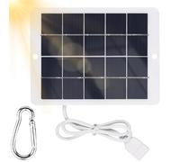 Portable Solar Charger | Waterproof Charger | 5w Fast Charging | Solar Power Bank | Waterproof 5W 5V Fast Charger For Camping For Charging Fans LED Light For Camping, RV