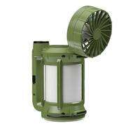 Portable Solar Lantern - Tent Camping Light with Fan, Rechargeable Flashlight with 4 Modes, Indoor Outdoor Backpacking Hiking Travel Gear, Survival Tool, Outdoor Adventure Lamp for Camping T