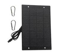 Portable Solar Panel, 50W Solar Panels, 7.8x5.24 Inches Compact Intelligent Protection Charger, Travel Power Bank for Backpacking Hiking, Outdoor Beach Tent Car Home RV and Use