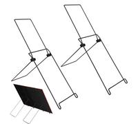 Portable Solar Panel Stand - 2 Pieces Solar Panel Mounting Bracket, Foldable Panels Support, Easy To Transport Ground Bracket , Lightweight Sturdy Outdoor Folding Rack For Walking Climbing Hiking