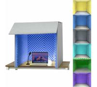 Portable Sound Recording Booth, Desktop Soundproof Cover for Noise Reduction in Home Studios