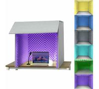 Portable Sound Recording Booth, Desktop Soundproof Cover for Noise Reduction in Home Studios