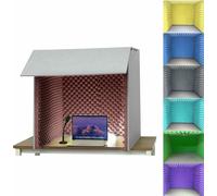 Portable Sound Recording Booth, Desktop Soundproof Cover for Noise Reduction in Home Studios