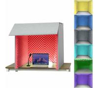 Portable Sound Recording Booth, Desktop Soundproof Cover for Noise Reduction in Home Studios