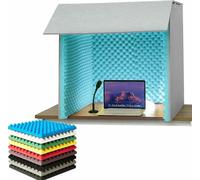 Portable Soundproof Booth, Desktop Sound Cover for Vocal Recording and Noise Isolation, Ideal for Home Studios and Podcasting
