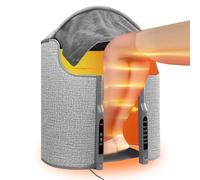 portable sous le bureau - rapide 150 °F en 30 secondes, d'espace pour le bureau, 5 réglages de température, 7 minuteries, chauffe-pieds, des jambes pliables | C