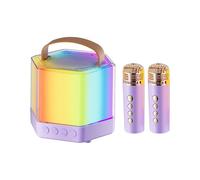 Portable Speaker Microphone, Wireless Outdoor Small, 4.09x3.39in Speaker Powerful Coil, Entertainment Tool, Music Player for Friends Parties, Outdoor Activities, Family Gatherings