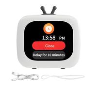 Portable Speaker, Retro TV Design Wireless Music Player with Touchscreen, Compact Multi-Purpose Audio Device for Camping, Beach, College, Gym, Hiking, Tailgate, Dorm, Garage