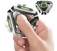 Portable Spinner Toy, Funny Alloy Quiet Relief, Glow in The Dark Sensory Fidget Gadget with Smooth Rotation, Metal Construction with Stress Relief Design, Portable Storage Easy Grip