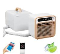 Portable Split Air Conditioner, Unit 5000 BTU Quiet Cooling 40dB, Air Flow 130m³/h, Wi-Fi Control Remote Control, 12H Timer for Motorhome, Camping 1.5 m Pipe