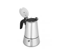 Portable Stainless Steel Moka Espresso Maker 100ml, 8.5x15cm
