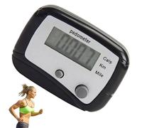 Portable Step Counter - Walking Calorie Pedometer for Adults | ABS Clip Design, 20 g Lightweight, AG10 Battery, Tracks Miles Kilometers Calories, Seniors Kids Women Men