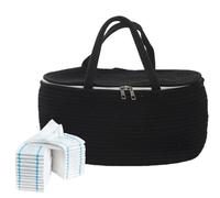 Portable Storage Bag - Spacious Organizer with Basket Diapers, Wipes, and Toys, Ideal for Travel, Bedside, or Outdoor Use, Great Changing Table for Moms, Dads, Boys, and Girls