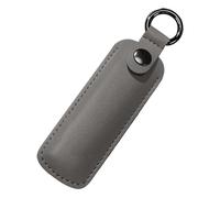 Portable Storage Case - Drive Holder for Car Owners | PU Leather Cylindrical Shape, 4x11cm Size, Key Ring Attachment, Small Carrying Box for USB Drive Protection Travel Office