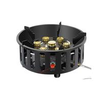 Portable stove, Estufa de camping portátil de alta potencia, potente, con quemador de gas for uso turístico, resistente al viento, con encendido electrónico.,Outdoor camping