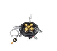 Portable stove, Estufa de gas for acampar de alta presión con quemador for senderismo, parabrisas con encendido for viajes,Outdoor camping