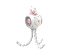Portable Stroller Fan, Clip Fan for Baby Stroller with Adjustable Three Speeds, Flexible Tripod, USB Rechargeable Cooler for Outdoor Travel, Car Seat, Camping, Shopping Trips, 20x11x11.5cm