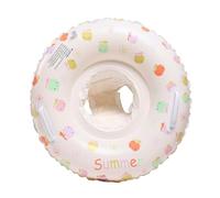 Portable Swimming Float, Pool Inflatable Float Ring, 22x20 Inch Frame with Safety Seat, Thickened PVC Material, Secure Handle Design with Stable Base, Swim Trainer for 1-4 Years Old