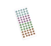 Portable Tackle Stickers, Lightweight Visual Enhancers, Bait Eyes with Adhesive, Dimensional Strike Triggers, Lure Decoration with Realism, Fishing Supplies for Beginners Dads Men Outdoor Trips