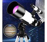 Portable Telescope for Kids Beginners with Tripod and Eyepiece, Refractor Telescope with Carry Bag for Kids Beginner YangRy