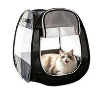 Portable Tent Pet Kennel, Breathable Mesh Puppy Enclosure, Kitten Travel Shelter, Lightweight Outdoor Rest Space, Convenient Accessory for Small Dog Cat Beach Backyard Yard Park Play