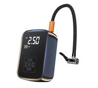 Portable Tire Inflator Compressor - Rechargeable Air Pump Device, Digital Pressure Gauge System | Cordless Inflation Machine for Bike Scooter Motorcycle Balls Inflatables Out