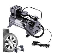 Portable Tire Inflator Pump, High-Power Air Compressor with Nozzle Kit for Car Bike Balls, Rapid Inflation Tool for Commuting, Outdoor Travel, Home Use, Sports, Roadside Safety