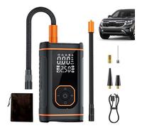 Portable Tire Inflator - USB Rechargeable Air Compressor With Digital Display & Auto Stop | High-Pressure 150PSI Pump For Car, Motorcycle, Bike, And Ball Inflation, Compact Design With LED Light