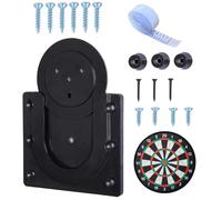 Portable to use: This dartboard mounting bracket setting up your dartboard in minutes, wherever you go. An easy-to-carry and store solution that's lightweight and compact.