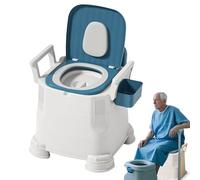 Portable Toilet Adults, Baby Training Potty Seat, Outdoor Travel Toilet, 46x42x52cm, for Camping, Car, and Home Use, Compact Design Pregnant Women Effectively Household