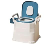 Portable Toilet, Folding Commode Chair, Baby Training Potty Seat, Comfortable Seat Design, Ideal for Elderly, Car, Travel, Camping and Household, 18.11x16.54x20.47 Inches