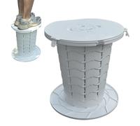 Portable Toilet For Car - Camping Toilets, Outdoor Camping Storage Bucket, 881 Lbs Outdoor Toilets | Lightweight Potty With Lid Seat Bucket | Adjustable Toilet Stool For Boat Truck RV Bedside