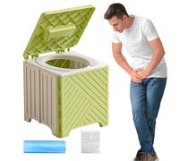 Portable Toilet for Kids Foldable - Waste Tank 154lbs Weight Capacity Adult