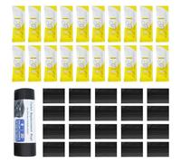 Portable Toilet Gel, Odor Eliminator, Urine Coagulant 23.62x25.59 Inches, 20-Pack Poop Powder, Travel-Friendly, Easy Use, Ideal for Backpacking, Hiking, Survival, Boating, Fishing, Construction