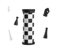 Portable Travel Chess, Mini Board Game Toy, 12 pulgadas Portable Chess Set with Storage, Board with Magnetic Pieces, Family Entertainment with Compact Design, Holiday Birthday Supplies