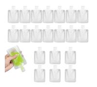 Portable Travel Fluid Makeup Packing Bag, Toiletries Liquid Containers,Refillable Travel Accessories for Shampoo Conditioner Lotion Soap Liquids (50ml,20PCS)