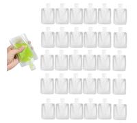 Portable Travel Fluid Makeup Packing Bag, Toiletries Liquid Containers,Refillable Travel Accessories for Shampoo Conditioner Lotion Soap Liquids (100ml,30PCS)