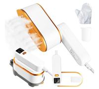 Portable Travel Steamer for Clothes, 1200 W Powerful 2 In 1 Steamer & Iron, 10 S Fast Heat, 4 modos con pantalla LED, 150 ml Water Tank Powerful Wrinkle Remover for Home,Office, Travel