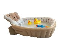 Portable Tubs - Inflatable Shower Tub | Bath Tub for | Adjustable Foldable Bathing Support Seat Bathroom Shower Bathtub for Boys Girls Kids