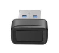 Portable USB Fingerprint Reader, PC Dongle, Security Device, High-Speed Login, 360-Degree Touch Security Device, Compact and Lightweight, Black, Ideal for PC/Laptop Security