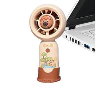 Portable USB Hand Fan, 3 Speed Mini Cooling Wind Blower with 500mAh Rechargeable Battery, Quiet Travel Fan for Summer Use, Compact Personal Air Blower for Outdoor Dorm Classroom Students Adults