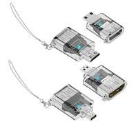 Portable USBCs Converter - Type C Adapter | 2 Inch Connection Plug with Transfer Function, ABS Material with Stable Port, Phone Adapter Organizer, Compact Connection Tool for Keyboard Tablet Cellphone