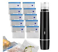 Portable Vacuum Sealer - Mini Compact Packaging Machine 800mAh USB Rechargeable | Food Sealer, Preserving Meat, Meals, Leftovers and Convenient Freezing