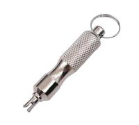 Portable Valve Stem Tool Keychain, Quick Tire Core Remover, 2.04x0.81x0.11 Inches Automotive Installation, Removal Tools, Ideal for Car Repair, Tire Maintenance and Accessories
