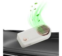 Portable Vehicle Air Cleaner, Odor Neutralizer Device, Mini Air Purification System, Compact Freshener Gadget, USB Powered Ionizing Machine, Indoor | for Cars Home Rooms
