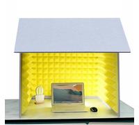 Portable Vocal Booth for Desktop Microphone - Soundproof Cover Absorbs Noise, Ideal for Home Studio Recording and Podcasting