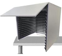 Portable Vocal Recording Booth with High Density Absorbent Foam, Ideal for Desktop Soundproof Cover in Home Studio and Voice Over Work