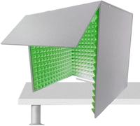Portable Vocal Recording Booth with High Density Absorbent Foam, Ideal for Desktop Soundproof Cover in Home Studio and Voice Over Work